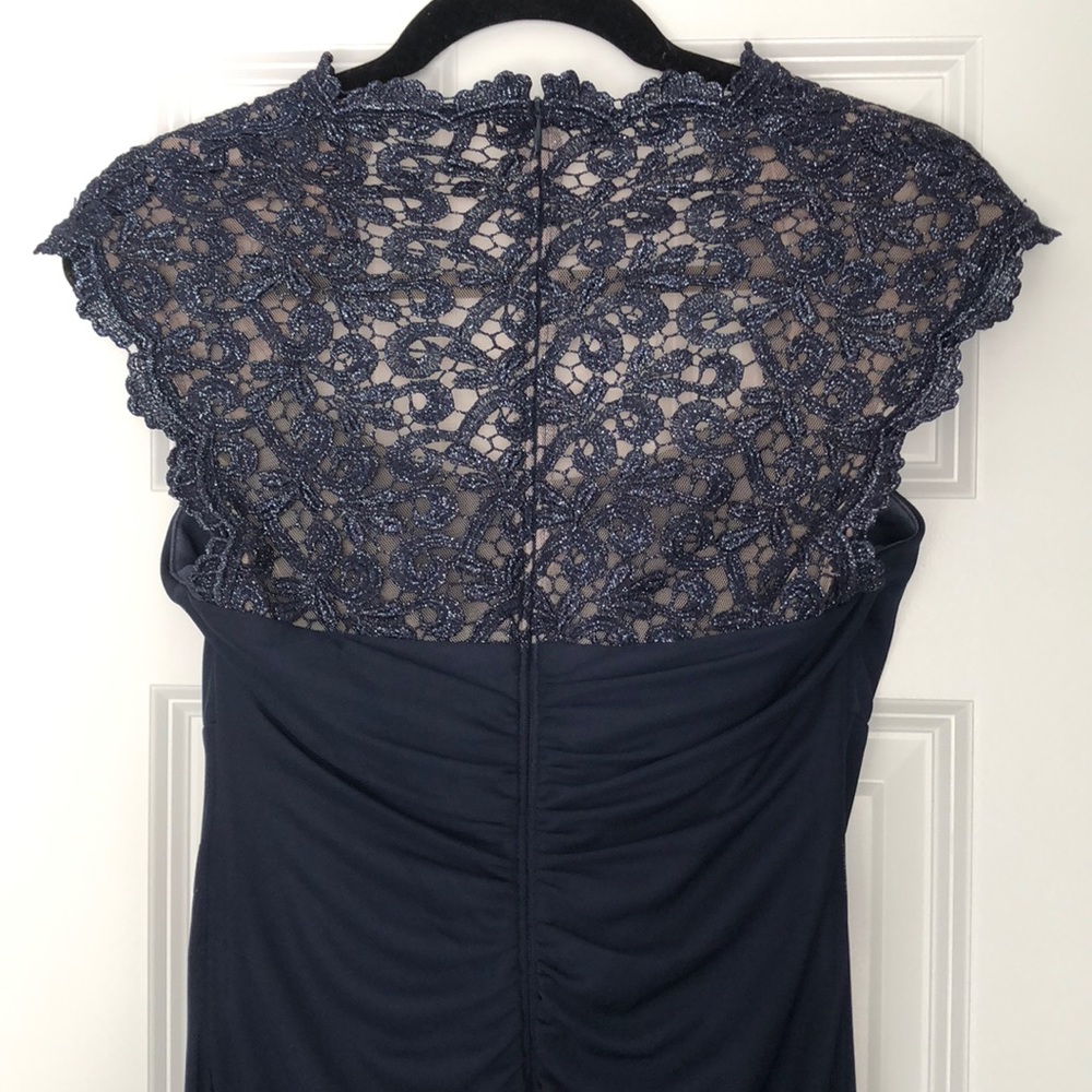 Navy full-length formal dress